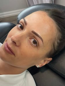 Eyebrow Tattoo result by Molly & Co. cosmetic artistry LLC in Birmingham, MI