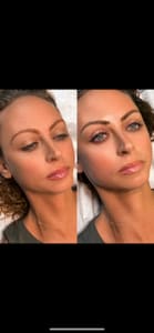 Eyebrow Tattoo result by MollyPosh Beauty Bus in Virginia Beach, VA