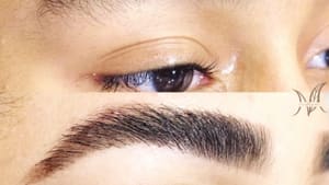 Eyebrow Tattoo result by Mona Beauty Studios in Severn, MD