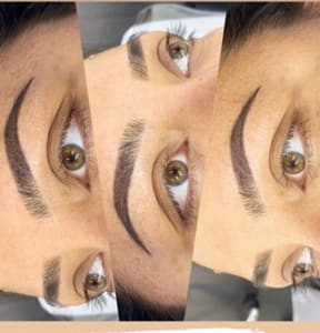 Eyebrow Tattoo result by Mona Beauty Studios in Severn, MD