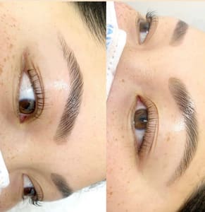 Eyebrow Tattoo result by Mona Beauty Studios in Severn, MD