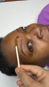 Eyebrow Tattoo result by Mona Beauty Studios in Severn, MD