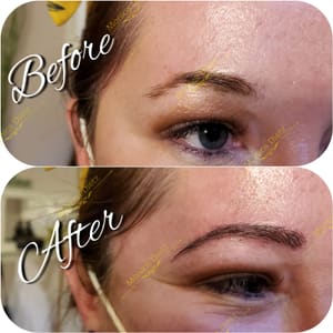 Eyebrow Tattoo result by Monica Dietz - Permanent Makeup and Tattoo Artist in St Augustine, FL