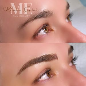 Eyebrow Tattoo result by Monstera Eyelash & PMU Beauty in Newport Beach, CA