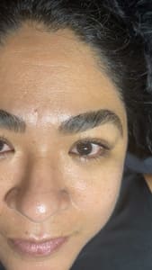 Eyebrow Tattoo result by Moon Beauty Academy & Salon in Lancaster, CA