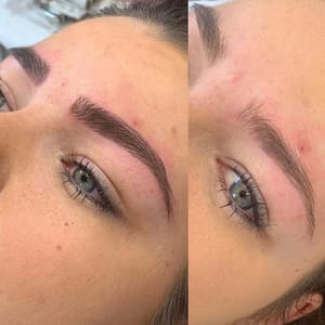 Eyebrow Tattoo result by Moon Beauty Aesthetics in Allentown, PA