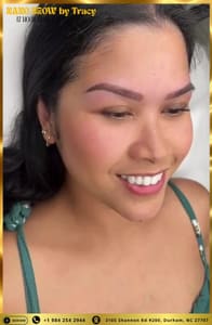 Eyebrow Tattoo result by Moon Brow & Beauty - Microblading Eyebrows Nano Hairstroke Durham NC in Durham, NC