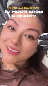 Eyebrow Tattoo result by Moon Brow & Beauty - Microblading Eyebrows Nano Hairstroke Durham NC in Durham, NC