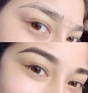 Eyebrow Tattoo result by Moon Lashes & Brows in Santa Clara, CA