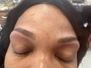 Eyebrow Tattoo result by Moon's Day Spa - Beauty Salon in Bessemer in Bessemer, AL