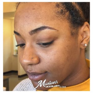 Eyebrow Tattoo result by MoonTower Microblading of Austin Texas in Austin, TX