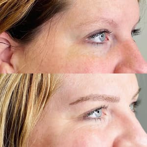 Eyebrow Tattoo result by Motley Microblading in Bozeman, MT
