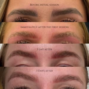 Eyebrow Tattoo result by Mrakki Brow Bar in Pleasant Grove, UT