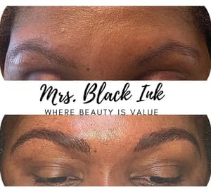 Eyebrow Tattoo result by Mrs black ink Jax Microblading + Lipblush in Jacksonville, FL