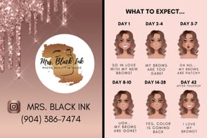Eyebrow Tattoo result by Mrs black ink Jax Microblading + Lipblush in Jacksonville, FL