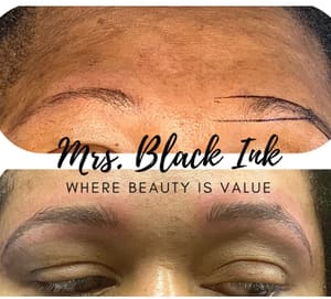 Eyebrow Tattoo result by Mrs black ink Jax Microblading + Lipblush in Jacksonville, FL