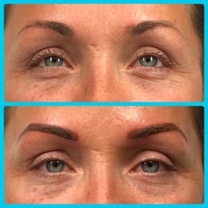 Eyebrow Tattoo result by Ms Christina Louise permanent Makeup Studio in Irondale, AL