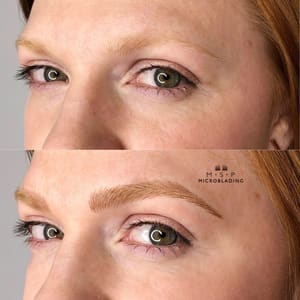 Eyebrow Tattoo result by MSP Microblading Collective in Minneapolis, MN