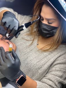 Eyebrow Tattoo result by Muka Beauty Center in West Miami, FL
