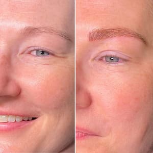 Eyebrow Tattoo result by Muse and Monarch in Dallas, TX