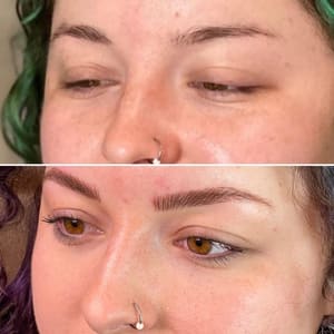 Eyebrow Tattoo result by Muse and Monarch in Dallas, TX