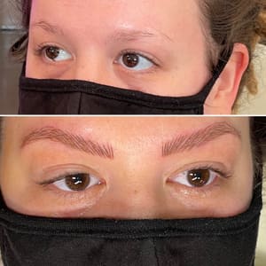 Eyebrow Tattoo result by Muse and Monarch in Dallas, TX