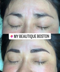 Eyebrow Tattoo result by My Beautique Boston in Winthrop, MA