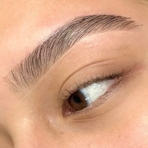 Eyebrow Tattoo result by My Brow Goddess Studio in Lubbock, TX