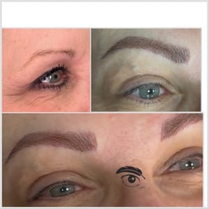 Eyebrow Tattoo result by My Feathered Edge in Milan, TN