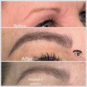 Eyebrow Tattoo result by My Feathered Edge in Milan, TN