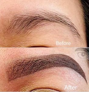 Eyebrow Tattoo result by My Feathered Edge in Milan, TN