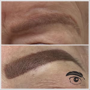 Eyebrow Tattoo result by My Feathered Edge in Milan, TN