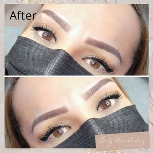 Eyebrow Tattoo result by My Lovely Ink Academy & Studio in Rancho Cucamonga, CA