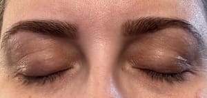 Eyebrow Tattoo result by Myla Linton Aesthetics in Mesa, AZ