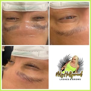 Eyebrow Tattoo result by Mz Hollywood Beauty Studio in Sylmar, CA
