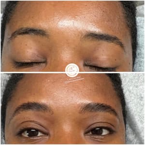 Eyebrow Tattoo result by N's Beauty Lashes & Brows in Houston, TX