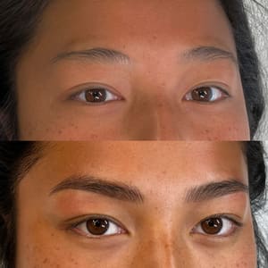 Eyebrow Tattoo result by Nabi Studio- Permanent Makeup Solutions Philadelphia in Philadelphia, PA