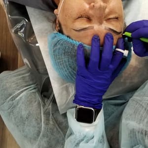Eyebrow Tattoo result by Nadia Art Professional Permanent Makeup Center in Palmdale, CA