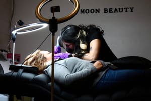 Eyebrow Tattoo result by Nadies Secrets & Shapes in Lancaster, CA