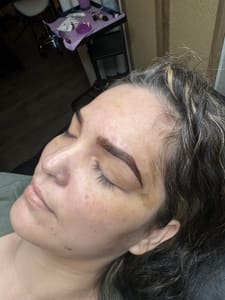 Eyebrow Tattoo result by Nadies Secrets & Shapes in Lancaster, CA
