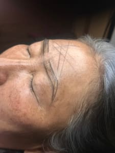 Eyebrow Tattoo result by Nadies Secrets & Shapes in Lancaster, CA