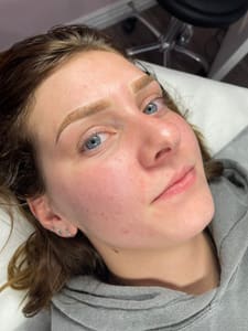 Eyebrow Tattoo result by Naked Beauty Bar in Highland, UT