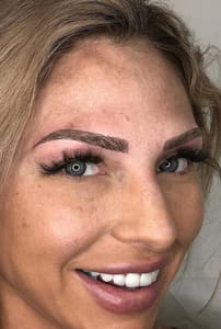 Eyebrow Tattoo result by Naked Brow & Co. in Lubbock, TX