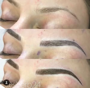 Eyebrow Tattoo result by Naked Brow & Co. in Lubbock, TX