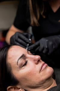 Eyebrow Tattoo result by Nakid Aesthetics in Village Of Clarkston, MI