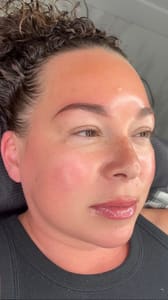 Eyebrow Tattoo result by Nakkid Skinn Studio in Marietta, GA