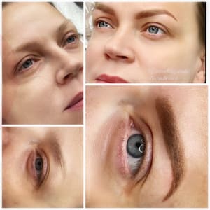 Eyebrow Tattoo result by Nana King Studio in Dallas, TX