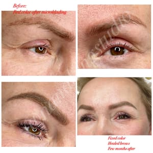 Eyebrow Tattoo result by Nana King Studio in Dallas, TX
