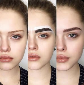 Eyebrow Tattoo result by nana lash & beauty studio - In princess beauty lounge in Flushing, NY