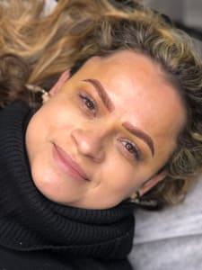 Eyebrow Tattoo result by Nancy Karen Houston Microblading in Pearland, TX